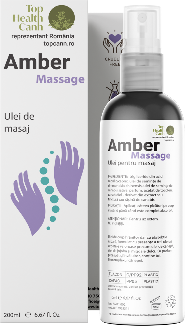 Ulei masaj CBD Amber Massage
